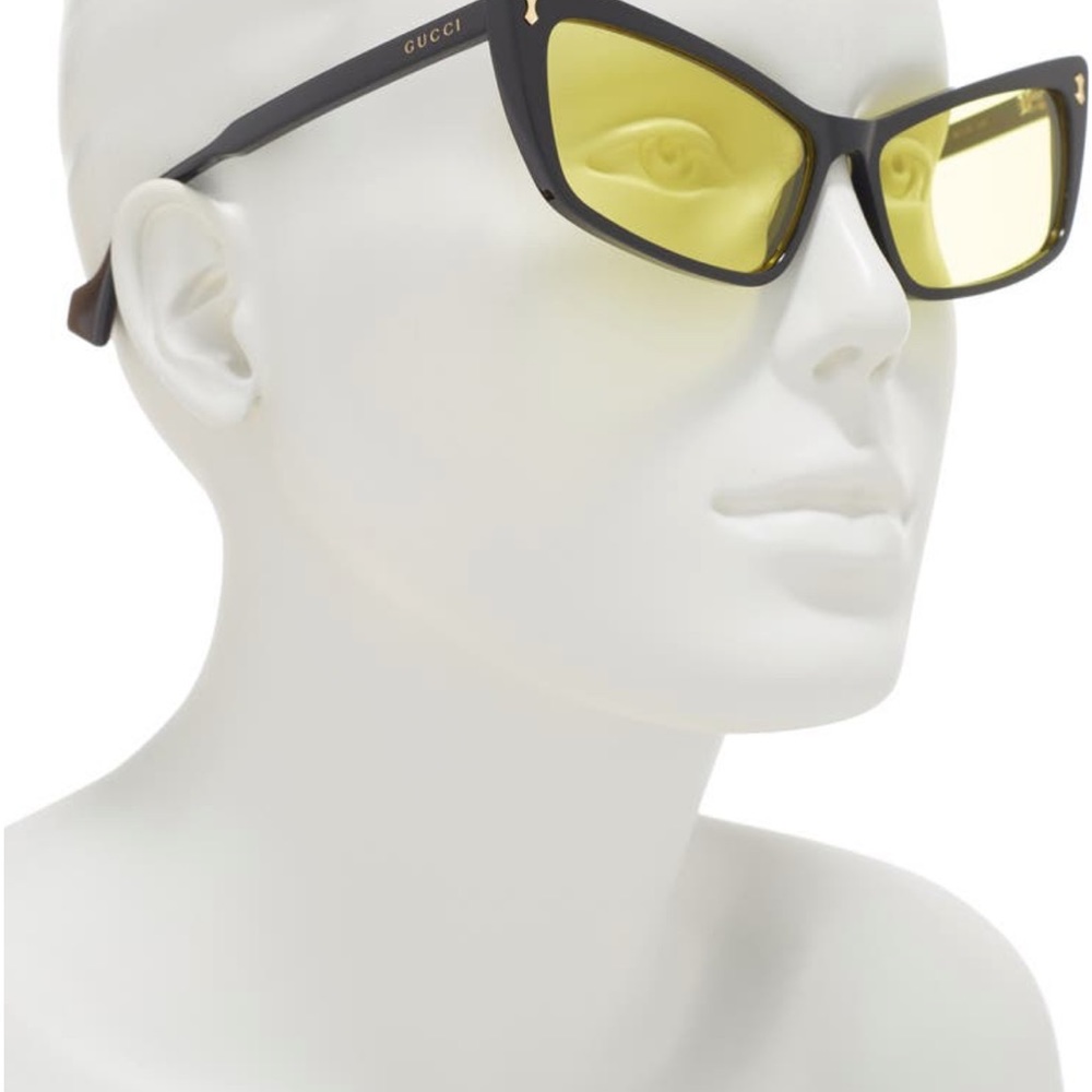 GUCCI 58mm Cat Eye Sunglasses NEW w/TAGS Reasonable offers will be considered. - Picture 3 of 3